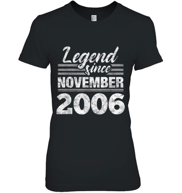Legend Since November 2006 – 16Th Birthday 16 Years Old Gift