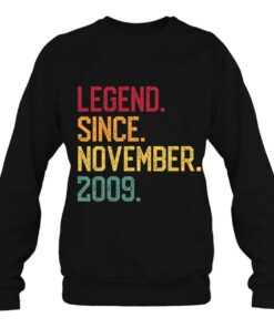 Legend Since November 2009 13Th Birthday Gift 13 Years Old 4