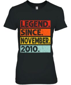 Legend Since November 2010 12Th Birthday Vintage Years Old 2