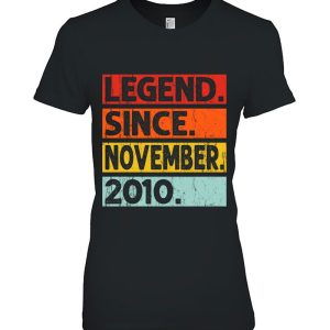 Legend Since November 2010 12Th Birthday Vintage Years Old