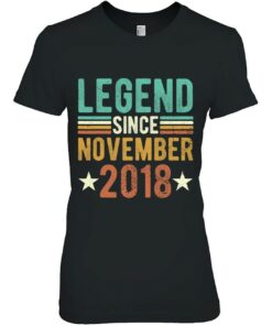 Legend Since November 2018 4 Years Old 4Th Tee Anniversary 2
