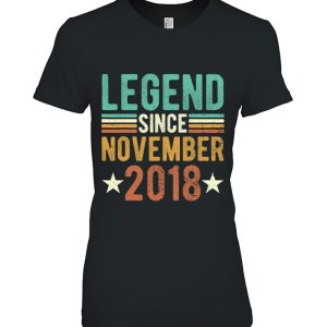 Legend Since November 2018 4 Years Old 4Th Tee Anniversary