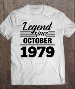 Legend Since October 1979 43Rd Birthday 43 Years Old Gift 1