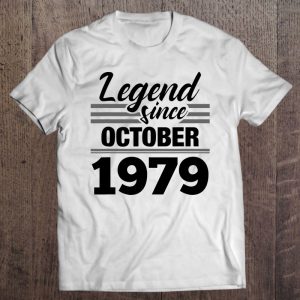 Legend Since October 1979 – 43Rd Birthday 43 Years Old Gift