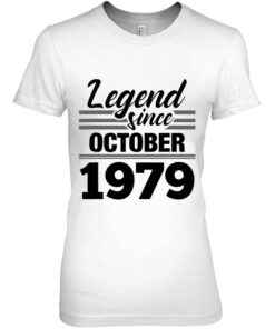 Legend Since October 1979 - 43Rd Birthday 43 Years Old Gift 1 Legend Since October 1979 43Rd Birthday 43 Years Old Gift 2
