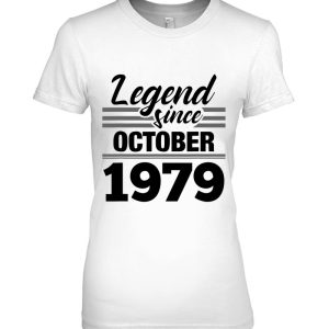 Legend Since October 1979 – 43Rd Birthday 43 Years Old Gift