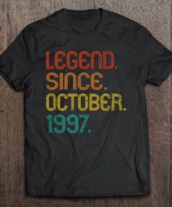 Legend Since October 1997 Retro 26 Years Old 26Th Birthday Vintage 1