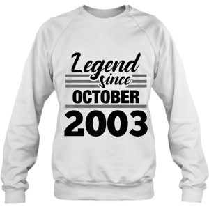 Legend Since October 2003 19Th Birthday 19 Years Old Gift 4