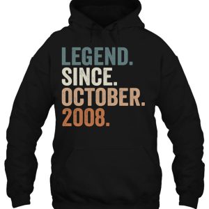 Legend Since October 2008 14Th Birthday Gifts 14 Years Old 3