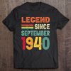 Legend Since September 1940 83Rd Birthday 83 Years Old Gift