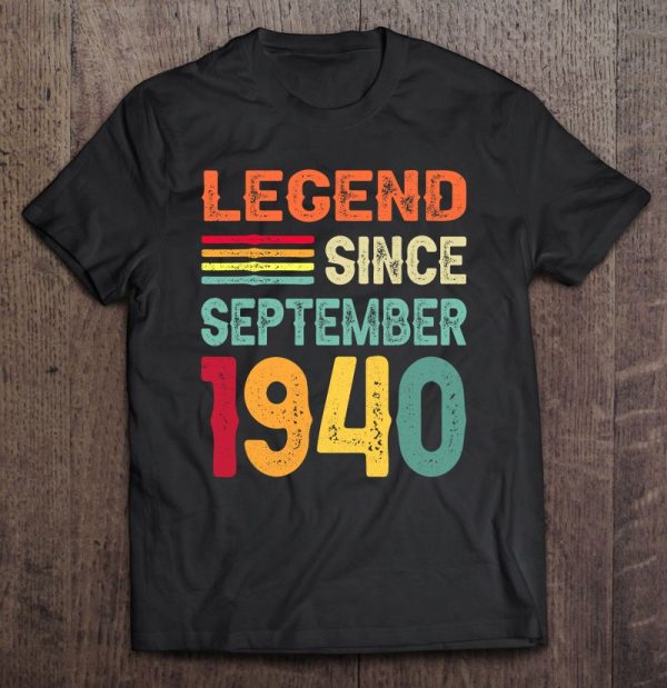 Legend Since September 1940 83Rd Birthday 83 Years Old Gift