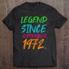 Legend Since September 1972 Bday Gifts 50Th Birthday