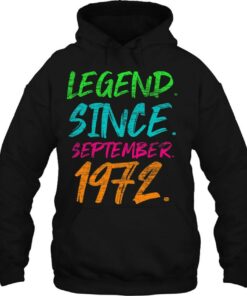 Legend Since September 1972 Bday Gifts 50Th Birthday 3