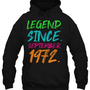 Legend Since September 1972 Bday Gifts 50Th Birthday 3