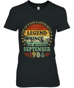 Legend Since September 1986 36Th Birthday 36 Years Old B-Day Raglan Baseball 1 Legend Since September 1986 36Th Birthday 36 Years Old B Day Raglan Baseball 2