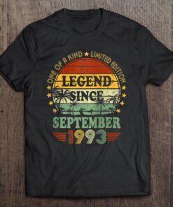 Legend Since September 1993 29Th Birthday 29 Years Old B Day Raglan Baseball 1