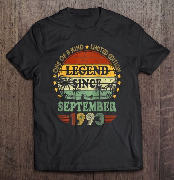 Legend Since September 1993 29Th Birthday 29 Years Old B-Day Raglan Baseball