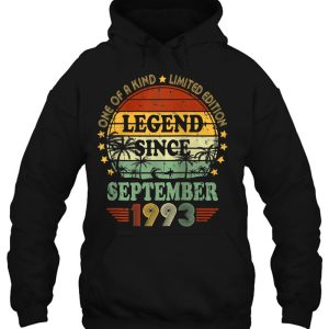 Legend Since September 1993 29Th Birthday 29 Years Old B Day Raglan Baseball 3