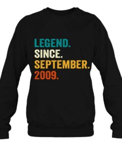 Legend Since September 2009 14Th Birthday Gift 14 Years Old 3 Legend Since September 2009 14Th Birthday Gift 14 Years Old 4