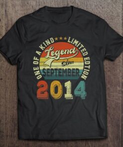 Legend Since September 2014 8 Years Old 8Th Birthday Gifts 1