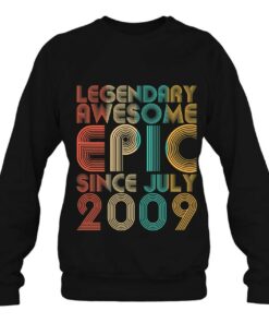 Legendary Awesome Epic Since July 2009 Vintage Birthday Gift 4