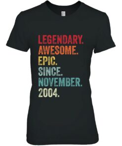 Legendary Epic Awesome Since November 2004 18Th Birthday 2