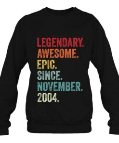 Legendary Epic Awesome Since November 2004 18Th Birthday 4