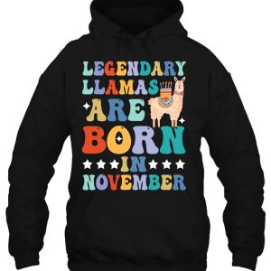 Legendary Llamas Are Born In November Birthday Llama 3