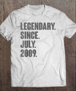 Legendary Since July 2009 13 Years Old 13Th Birthday Gifts 1