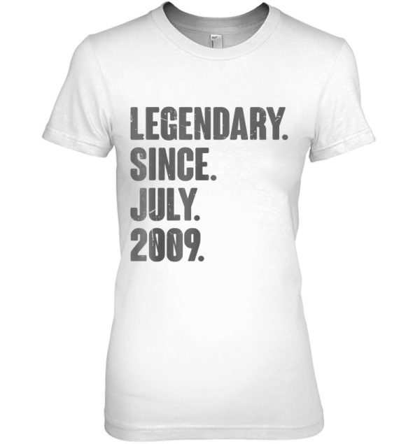 Legendary Since July 2009 – 13 Years Old 13Th Birthday Gifts