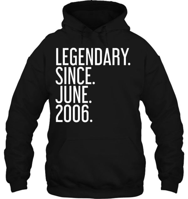 Legendary Since June 2006 17 Years Old 17Th Birthday