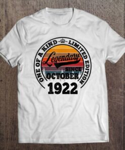 Legendary Since October 1922 100Th Birthday Gift 100 Yrs Old 1