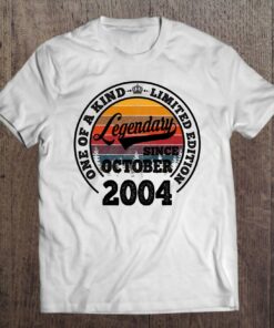 Legendary Since October 2004 19Th Birthday Gift 19 Yrs Old 1