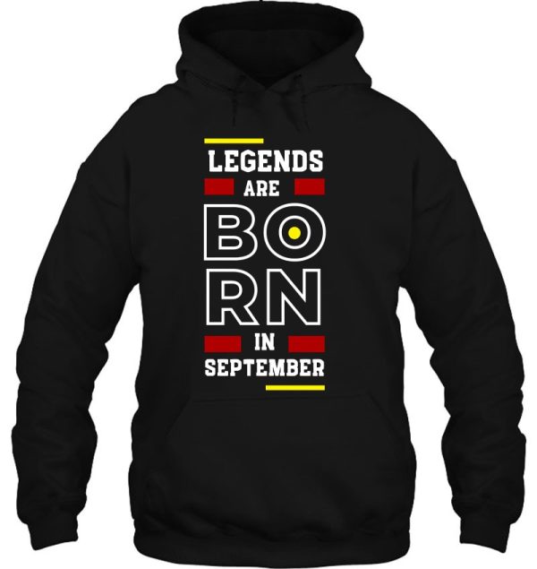 Legends Are Born In September Version