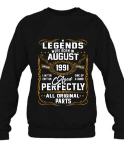 Legends Born In August 1991 31St Birthday 4