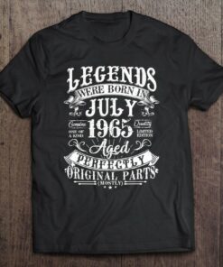 Legends Born In July 1965 57 Years Old 57Th Birthday Gift 1