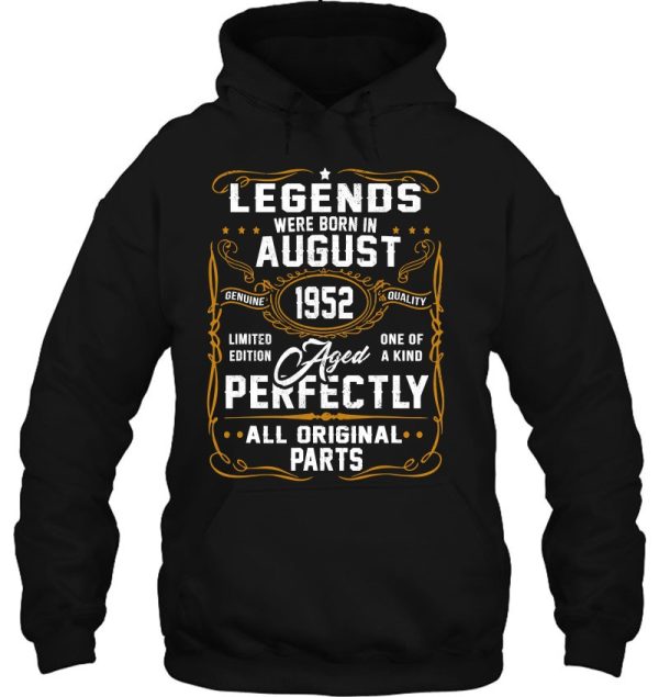 Legends Were Born In August 1952 70 Years Old Gift For Men