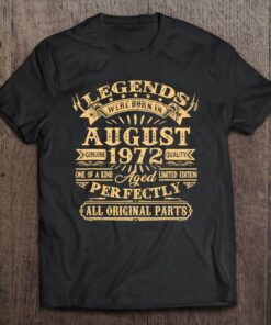 Legends Were Born In August 1972 51St Birthday Gifts For Men 1