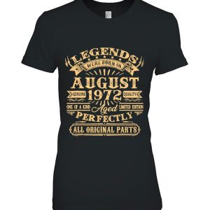 Legends Were Born In August 1972 51St Birthday Gifts For Men