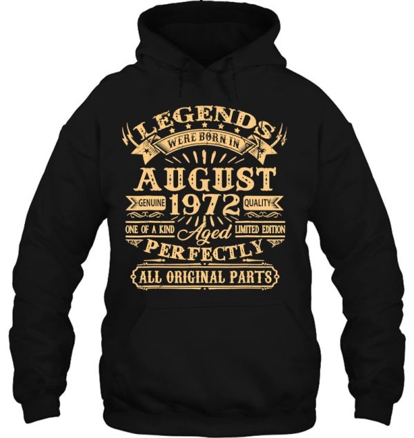 Legends Were Born In August 1972 51St Birthday Gifts For Men