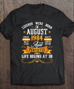 Legends Were Born In August 1984 38Th Birthday 1