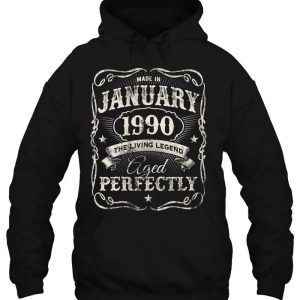 Legends Were Born In January 1990 Vintage Birthday 3