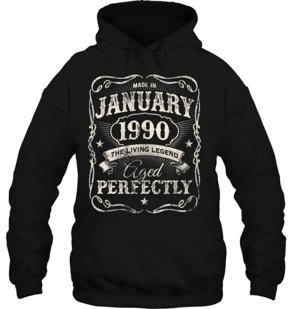 Legends Were Born In January 1990 Vintage Birthday