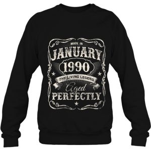 Legends Were Born In January 1990 Vintage Birthday 4