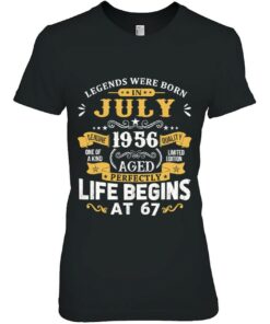 Legends Were Born In July 1956 Shirt 67Th Birthday 2