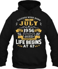 Legends Were Born In July 1956 Shirt 67Th Birthday 3
