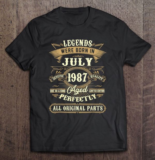 Legends Were Born In July 1987 35Th Birthday Gifts For Men