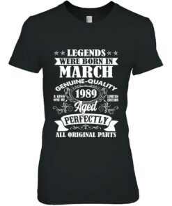 Legends Were Born In March 1989 34Th Birthday For Men Women 1 Legends Were Born In March 1989 34Th Birthday For Men Women 2