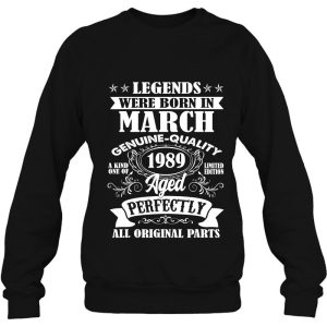 Legends Were Born In March 1989 34Th Birthday For Men Women 4