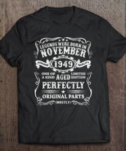 Legends Were Born In November 1949 73Rd Birthday Gifts 1